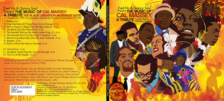 ROLE: Art Concept + Graphic Designer + Illustrator // CD design : Cal Massey Black Liberation Moveent