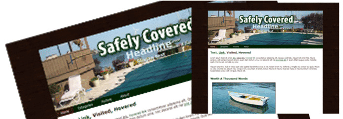 Safely Covered - PHP, HTML, CSS