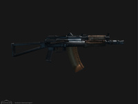 AK-74, Modeled In Maya, Rendered Marmoset