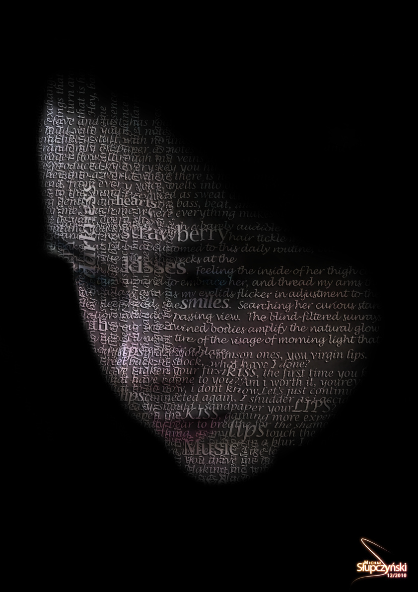 typography portrait