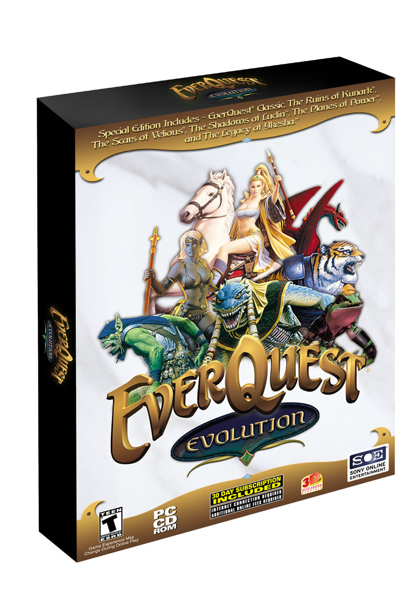 Sony Everquest Evolution Package Design and Layout
