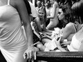 Cigarette promotion girls. Serbia