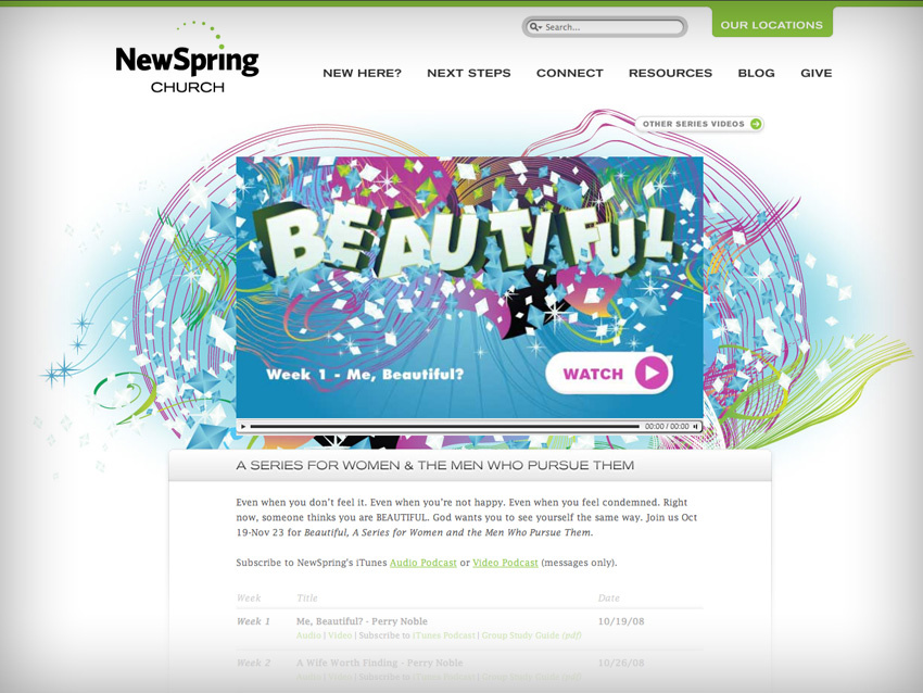NewSpring Church Website