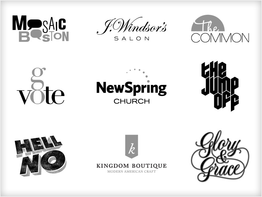Various Logos & Typography