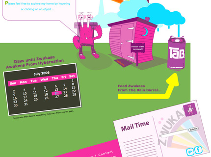 Website and illustration