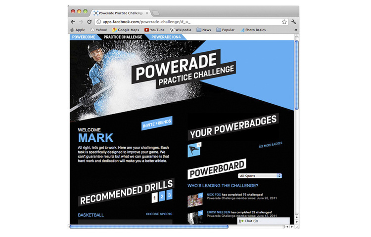 Powerade Facebook App