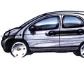Opel sub-Corsa concept sketch, 1994