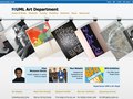 Final live design for UML Art Dept. Designed main banner. Partially populated, coded, and designed website.