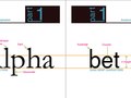 Anatomy of an alphabet: Sample from Typography Portfolio