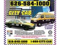 Yellow page ad for City Cab, Los Angeles, CA