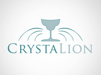 Logo for Crystal Lion Fine Gifts created by Bryan Tamayo