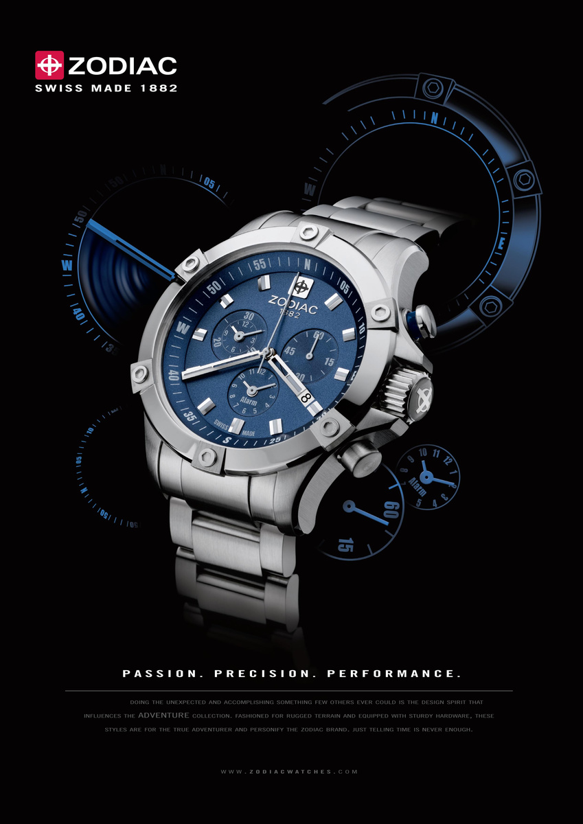 Zodiac Ad Campaign designed by Bryan Tamayo and Stephen Clough