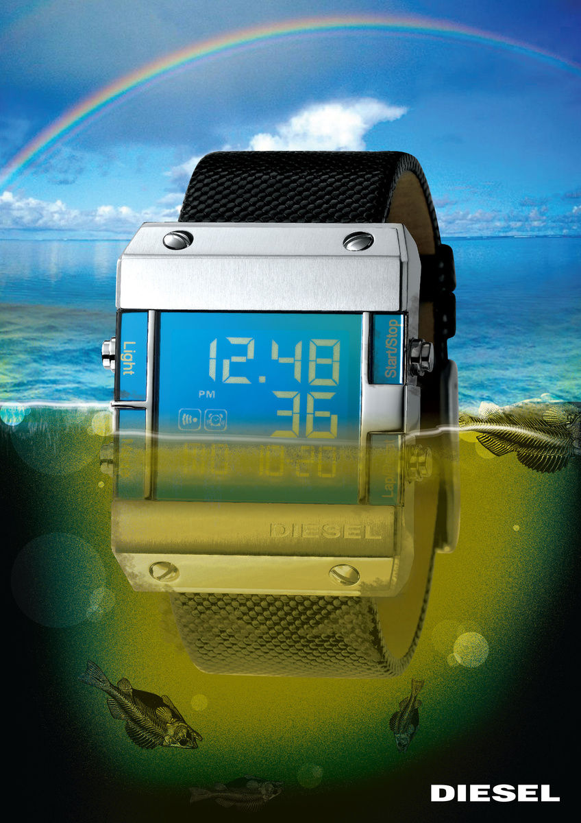 Concept for Diesel Watches created by Bryan Tamayo