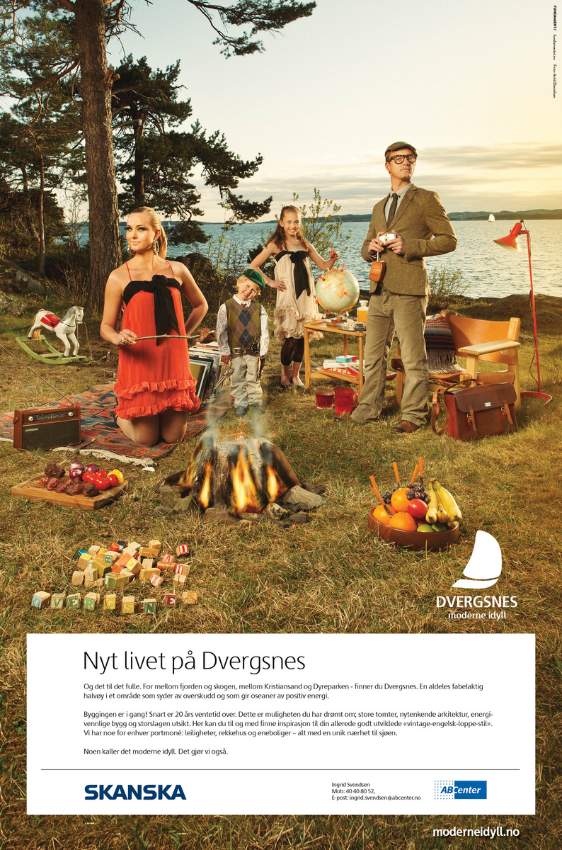 CD/AD: Christian Bråthen-Nordland, Photo: Arild Danielsen, Styling/makup: Nina Bråthen-Nordland, Hair: Elisabeth Hagen-Moi, Prop
