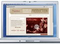 A website designed for a film production company.