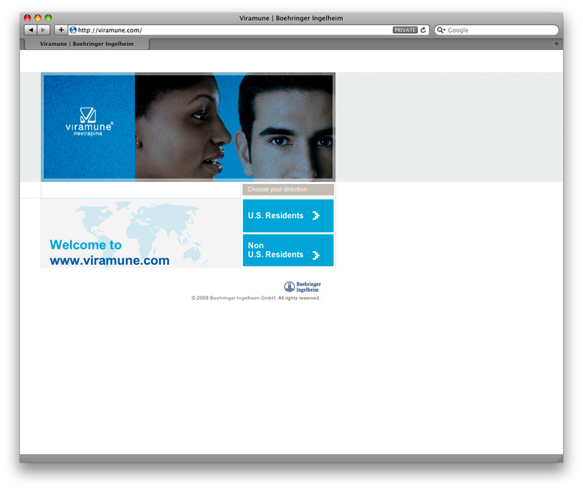 Viramune: Rebranding Campaign: online implemented