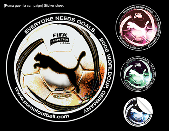Puma: World Cup Promo Stickers