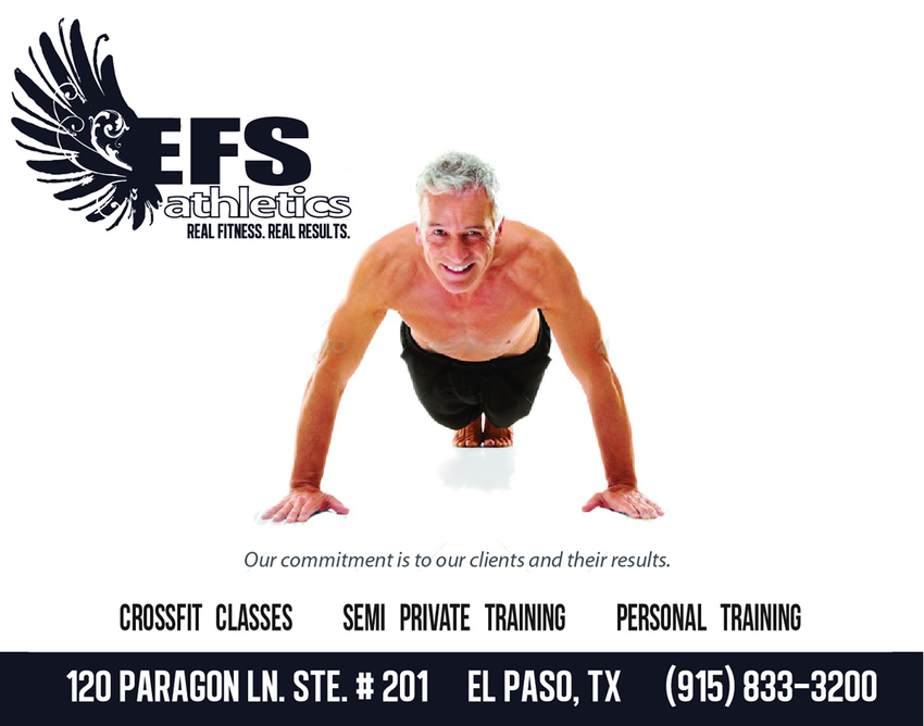 EFS Athletics - Half Page Magazine Advertisement