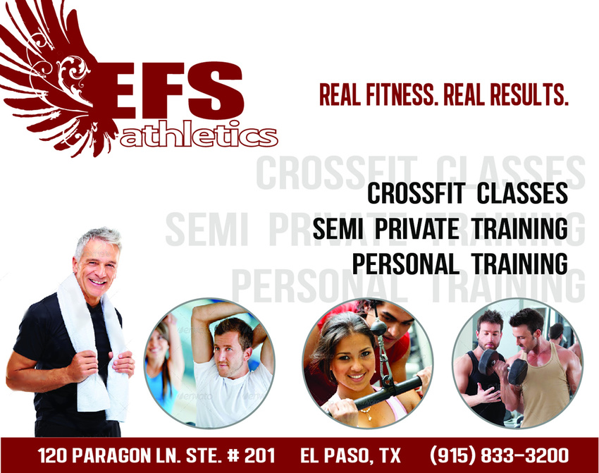 EFS Athletics - Magazine 1/2 page print advertisement