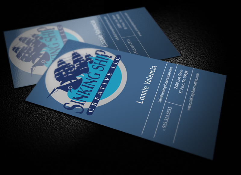 Sinking Ship Creative Business Cards