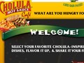 Send A Craving Application Splash page