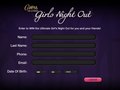 Caress Girls Night Out Form