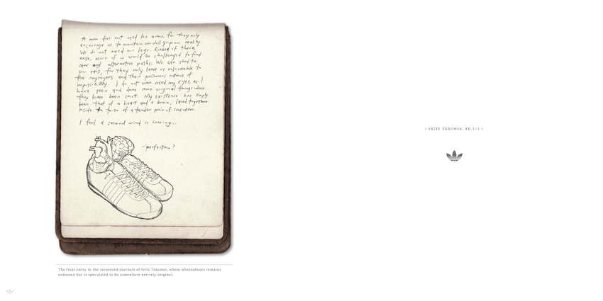 Spread fourteen. The final entry in the recovered journals of the trailblazing Fritz Träumer.