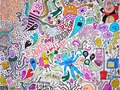 2008 Recap painting, 24" x 24" on wood