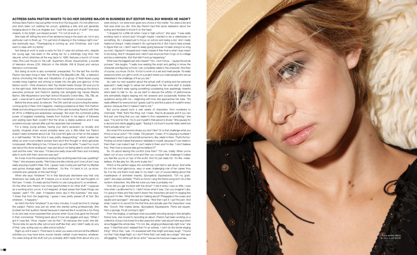 No Magazine/ Sara Paxton