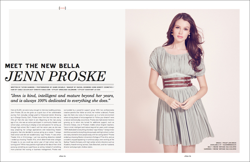 Eliza Magazine/ Jenn Proske