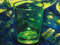 Green Shotglass on a Van Gogh Mousepad (2005)