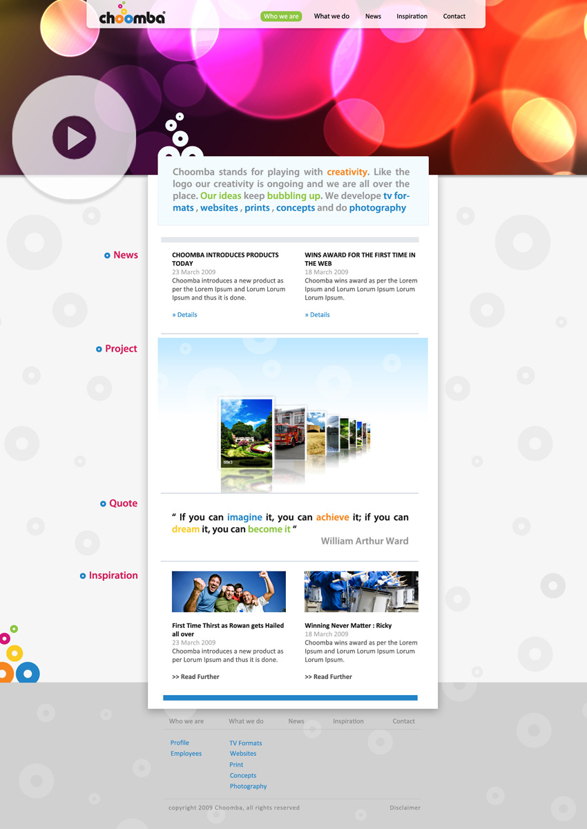 Web / Wordpress Designs