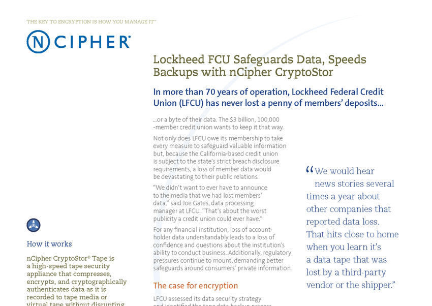 nCipher Case Study