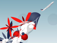 Banner Campaign for Air France