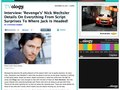 nick wechsler. interview for TVology nov. 2011.