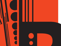 Typographic Illustration inspired by Rosemarie Tissi