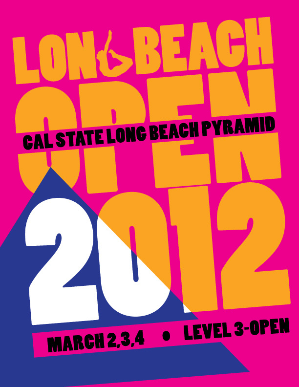 Poster for American Gymnastics Academy's Long Beach Open