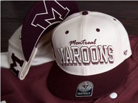 Montreal Maroons headwear and apparel promo
