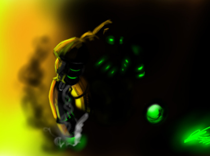 First attempt at Sketchbook Pro 10: Airbrush & Marker