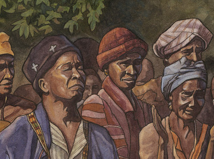 Le Maître à Sangbarala - watercolor, 2006