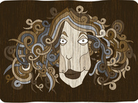 Girl in brown