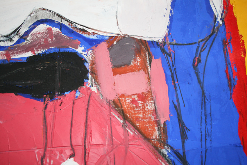 study. mixed media on paper.