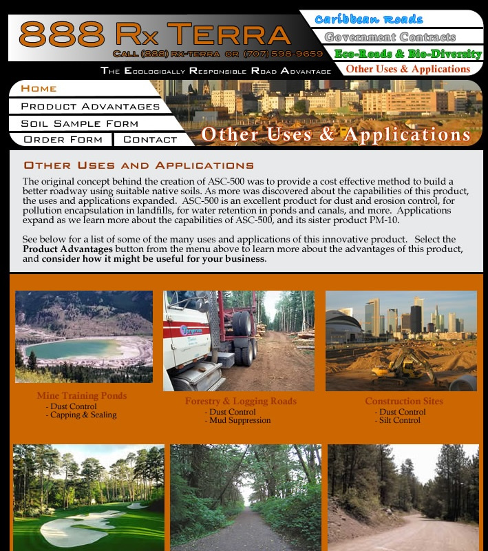 Earth Adhesive Product - Applications