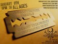 Flyer design for Throw The Fight