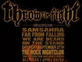 Flyer design for Throw The Fight