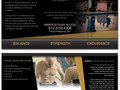 Brochure design for Sandy Nelson (personal training for the elderly)