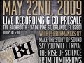 Show flyer for Pendulm Records cd release