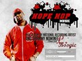 One page website design for L. Boogie