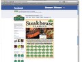Custom Facebook landing page for Green Mill Restaurant