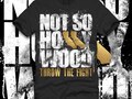 White and gold foil design for Throw the Fight